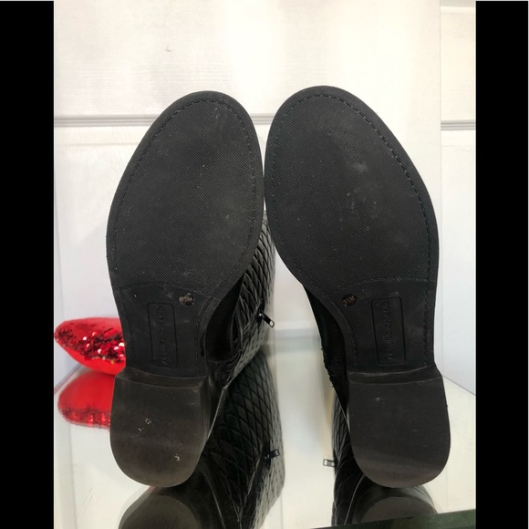 Arturo Chiang Black Quilted Fusco Boots /Size 9.5 - Picture 8 of 11